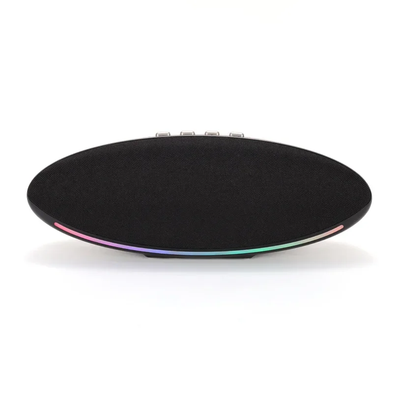 Новейшая беспроводная настольная портативная высококачественная Bluetooth-колонка для вечеринок со светодиодной подсветкой RGB и звуковым эффектом сабвуфера.
Новейшая беспроводная настольная портативная высококачественная Bluetooth-колонка для вечеринок со светодиодной подсветкой RGB и звуковым эффектом сабвуфера.