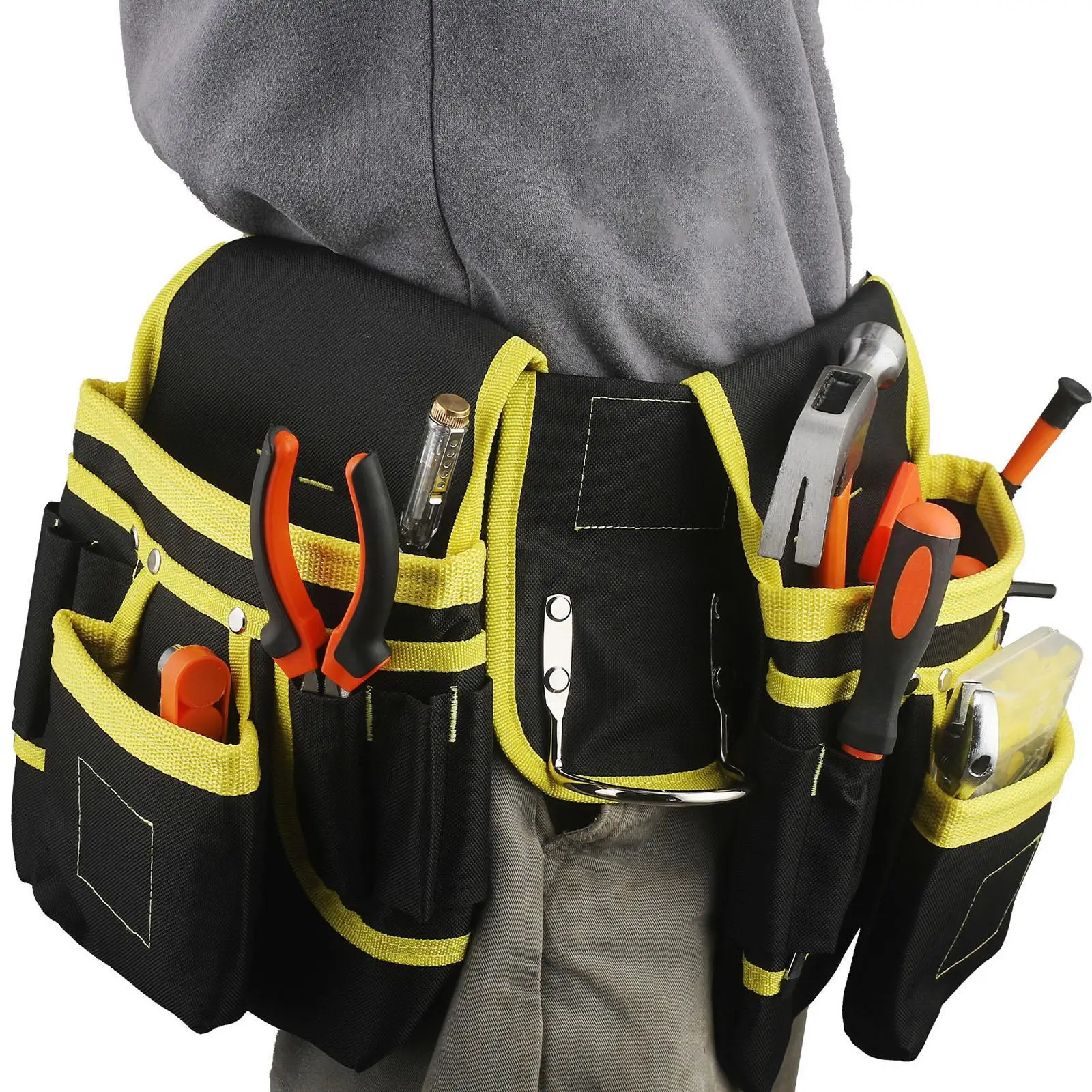 Oxford Cloth Tool Belt Lightweight Heavy Duty Wear Resistant Hardware Pouch Organizer for Repair Work Construction Carpenter
Oxford Cloth Tool Belt Lightweight Heavy Duty Wear Resistant Hardware Pouch Organizer for Repair Work Construction Carpenter
