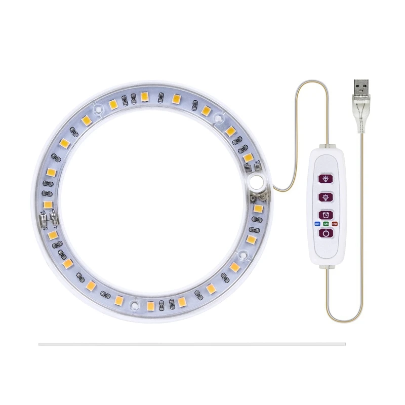AB33-LED светильник для выращивания растений, полный спектр, фитолампа для выращивания, USB-лампа с кольцом ангела для суккулентов, роста цветочных растений
AB33-LED светильник для выращивания растений, полный спектр, фитолампа для выращивания, USB-лампа с кольцом ангела для суккулентов, роста цветочных растений