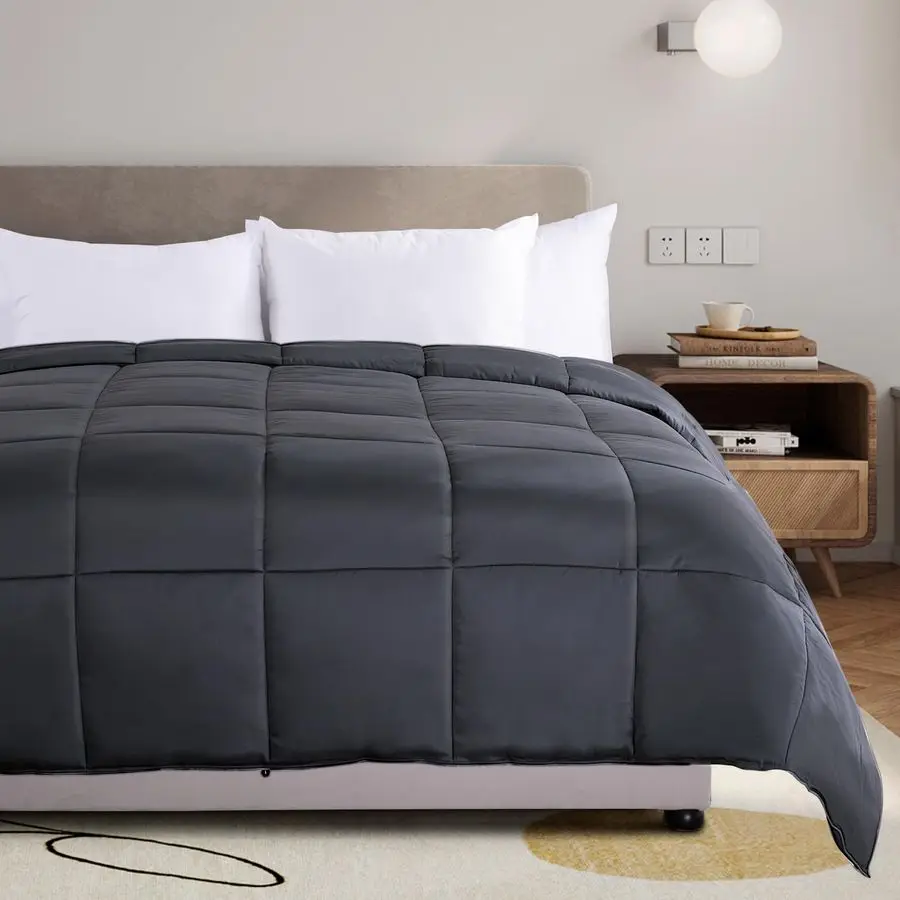 Viscose from Bamboo Cooling Comforter, King Lightweight Down Alternative Organic Natural Duvet Insert,Summer Bedding Blanket Coo
Viscose from Bamboo Cooling Comforter, King Lightweight Down Alternative Organic Natural Duvet Insert,Summer Bedding Blanket Coo