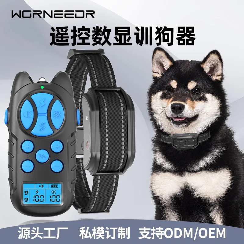 Hot-selling Charging Remote Control Digital Display Bark Stopper Remote Control Vibration Electric Shock Dog Training Collar
Hot-selling Charging Remote Control Digital Display Bark Stopper Remote Control Vibration Electric Shock Dog Training Collar