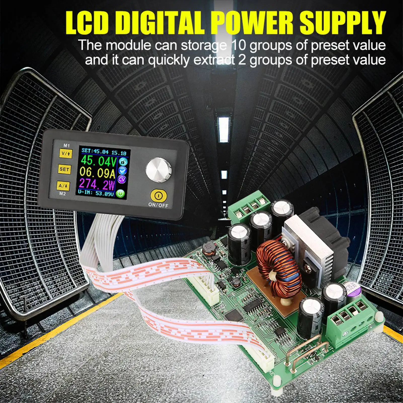DPS3012/DPS5015/DPS5020 Adjustable Step Down Regulated LCD Digital Power Supply Power supply Regulator
DPS3012/DPS5015/DPS5020 Adjustable Step Down Regulated LCD Digital Power Supply Power supply Regulator