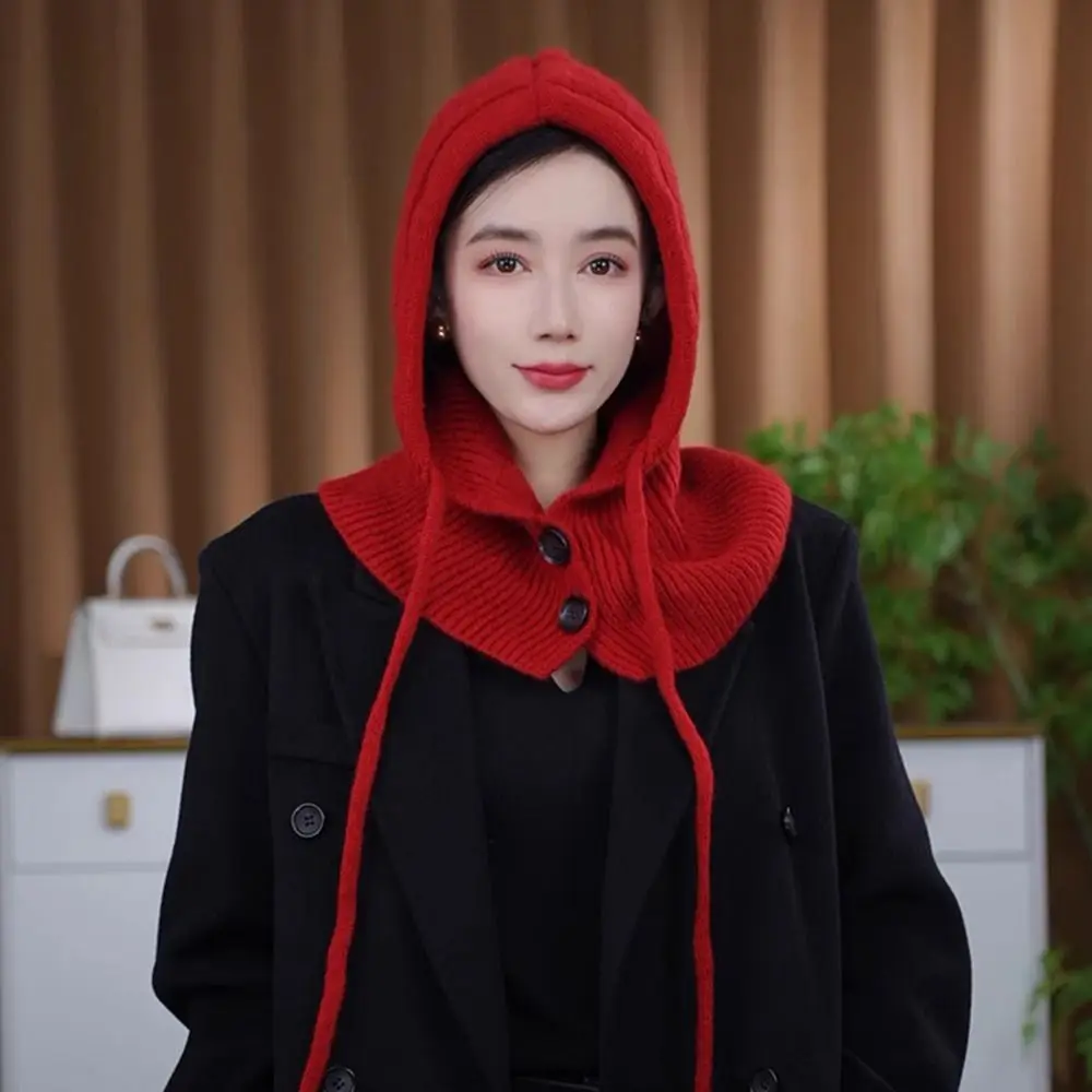 New Ear Protection Winter Balaclava Windproof Drawstring Hooded Knitted Hooded Cap Warm Scarf Hat Unisex
New Ear Protection Winter Balaclava Windproof Drawstring Hooded Knitted Hooded Cap Warm Scarf Hat Unisex