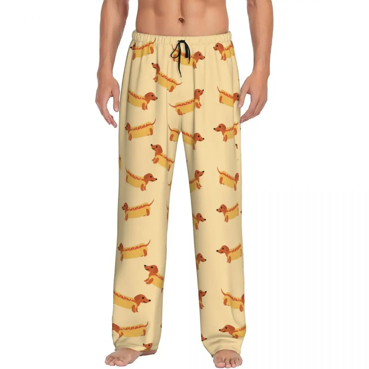 Custom Print Dachshund Dog Pajama Pants Men's Sausage Dogs Sleep Sleepwear Bottoms with Pockets
Custom Print Dachshund Dog Pajama Pants Men's Sausage Dogs Sleep Sleepwear Bottoms with Pockets
