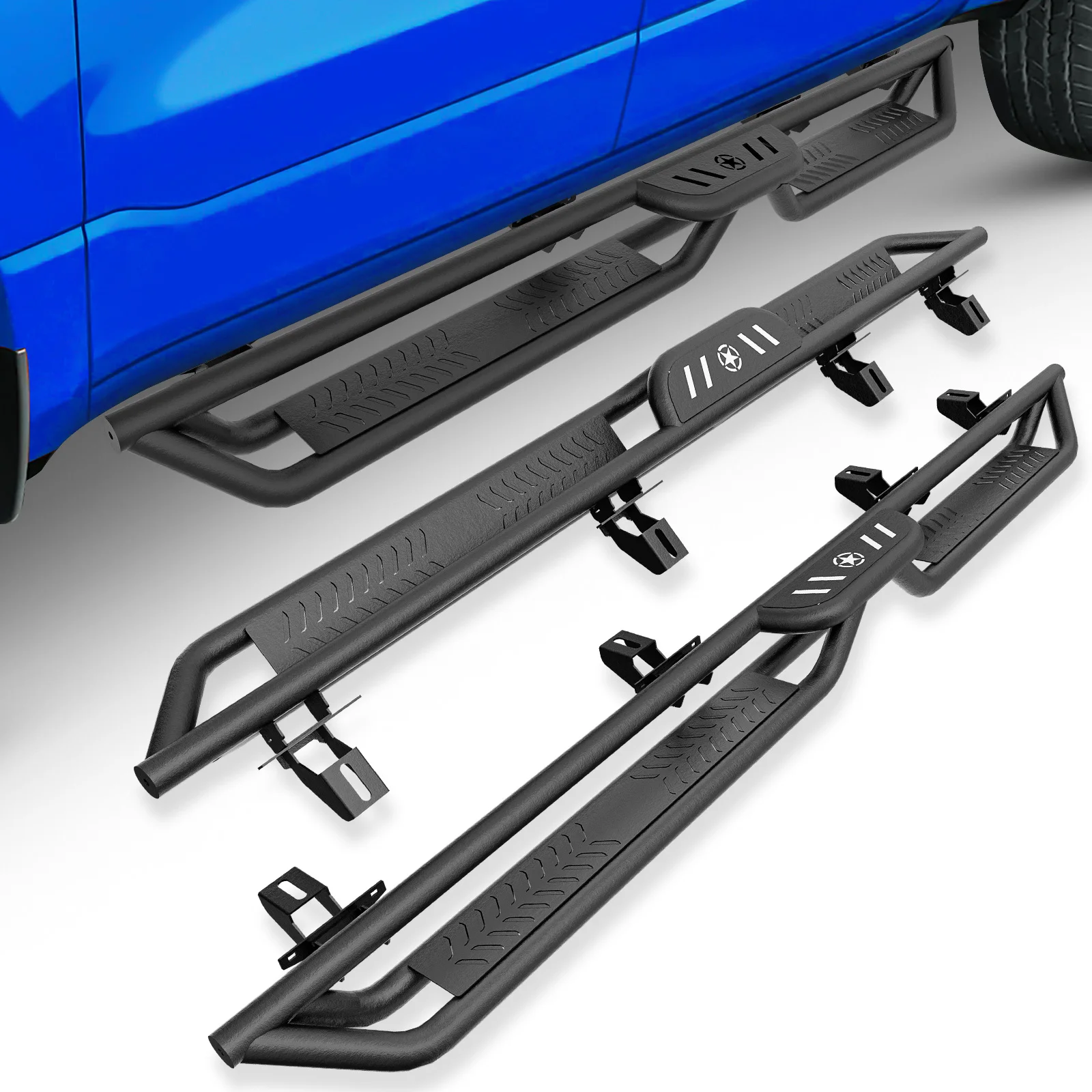 Running Boards Two Stairs Drop Side Steps for 2020-2025 Jeep Gladiator JT 4 Doors Steel Nerf Bars Step Plates Rock Sliders Rails
Running Boards Two Stairs Drop Side Steps for 2020-2025 Jeep Gladiator JT 4 Doors Steel Nerf Bars Step Plates Rock Sliders Rails