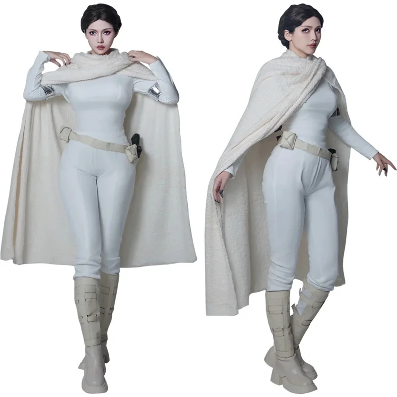 Padme Cosplay Amidala Fantasy Cloak Battle Suit Movie Space Battle Costume Outfits Girls Women Adult Halloween Carnival Suit
Padme Cosplay Amidala Fantasy Cloak Battle Suit Movie Space Battle Costume Outfits Girls Women Adult Halloween Carnival Suit