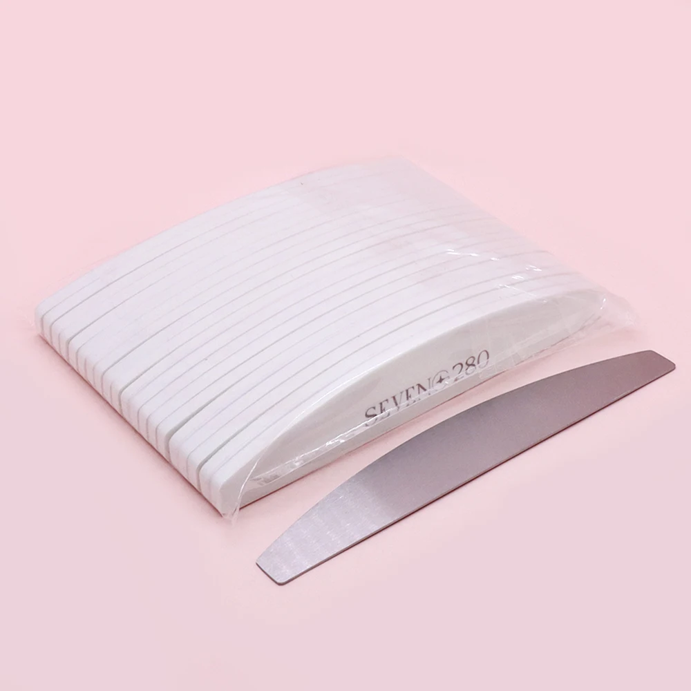 100Pcs Removable White Sandpaper File Pad 240/280 Grit With Stainless Steel Nail File For Manicure Disposable Sponge File Buffer
100Pcs Removable White Sandpaper File Pad 240/280 Grit With Stainless Steel Nail File For Manicure Disposable Sponge File Buffer