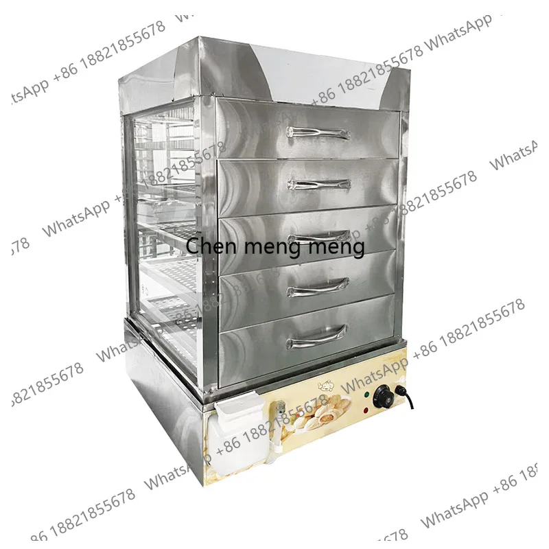 Convenience store steamed bun commercial steamed bun electric steamer desktop large-capacity insulated steam cabinet
Convenience store steamed bun commercial steamed bun electric steamer desktop large-capacity insulated steam cabinet