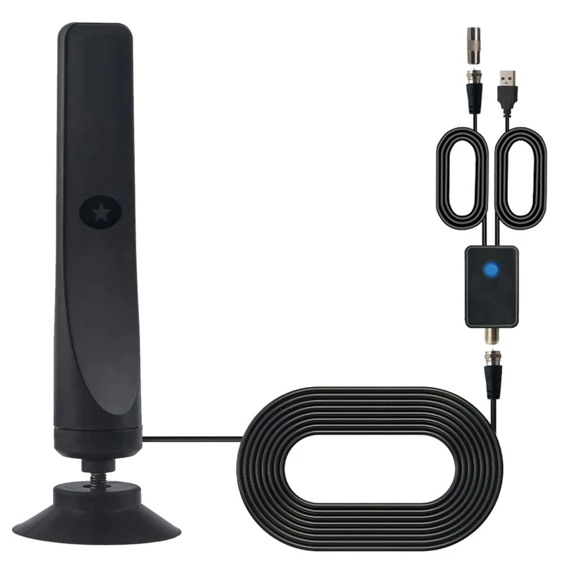TV Antenna High Gain Indoor Digital Antenna Amplified Signal Booster for Wide Range HDTV Reception Home TV
TV Antenna High Gain Indoor Digital Antenna Amplified Signal Booster for Wide Range HDTV Reception Home TV