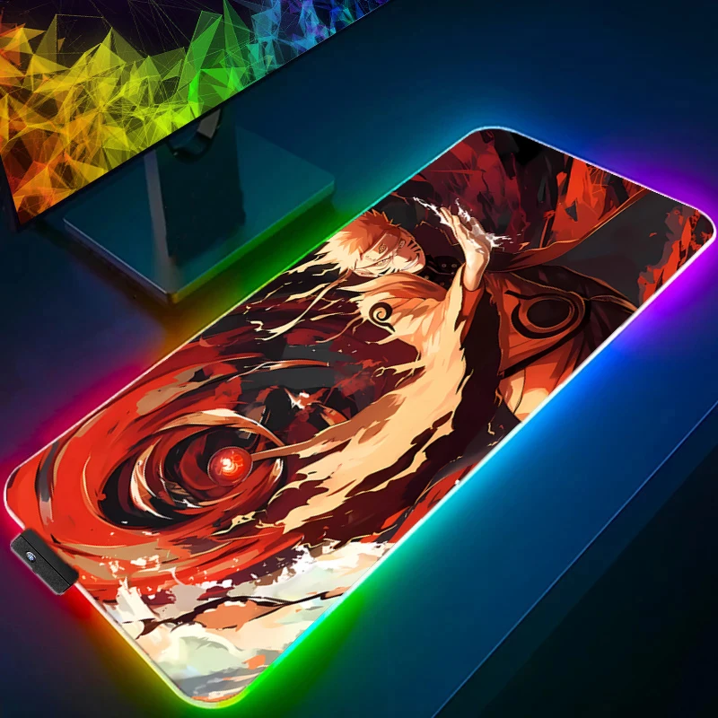 Backlight NARUTO Uzumaki Naruto XXL Rubber big PC Mousepad RGB Gamer Gaming Mouse Pads LED Desk Keyboard Mat Anime Computer Mat
Backlight NARUTO Uzumaki Naruto XXL Rubber big PC Mousepad RGB Gamer Gaming Mouse Pads LED Desk Keyboard Mat Anime Computer Mat