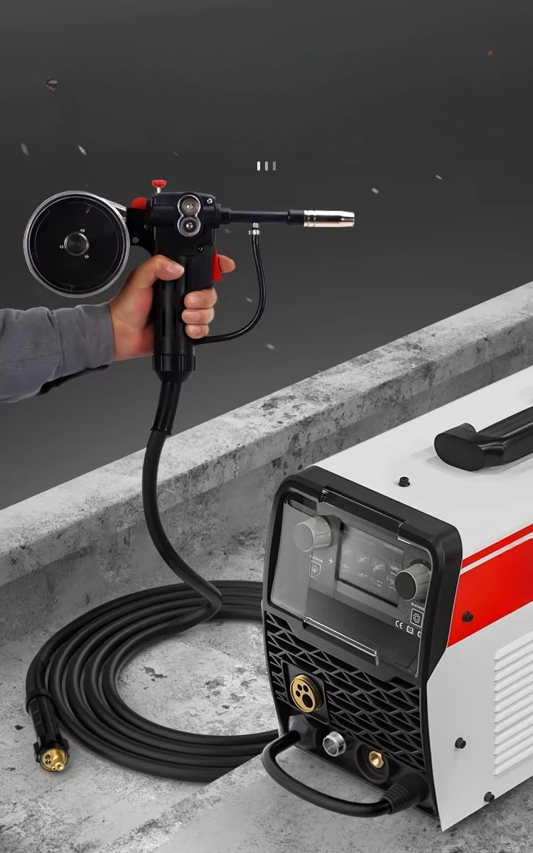 220V LCD screen double pulse MIG lifting TIG MMA spool semi-automatic aluminum MIG welding machine
220V LCD screen double pulse MIG lifting TIG MMA spool semi-automatic aluminum MIG welding machine