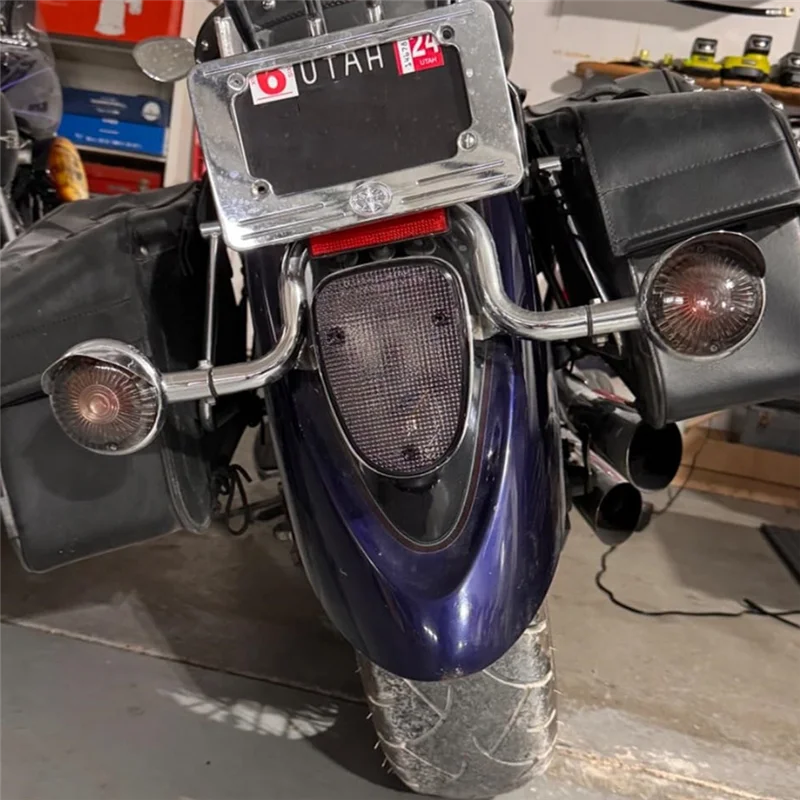 NEW-Motorcycle Rear Tail Light Turn Signal Lamp Integrated For XVS650 Classic V-Star 650 XVZ1300 Royal Star
NEW-Motorcycle Rear Tail Light Turn Signal Lamp Integrated For XVS650 Classic V-Star 650 XVZ1300 Royal Star