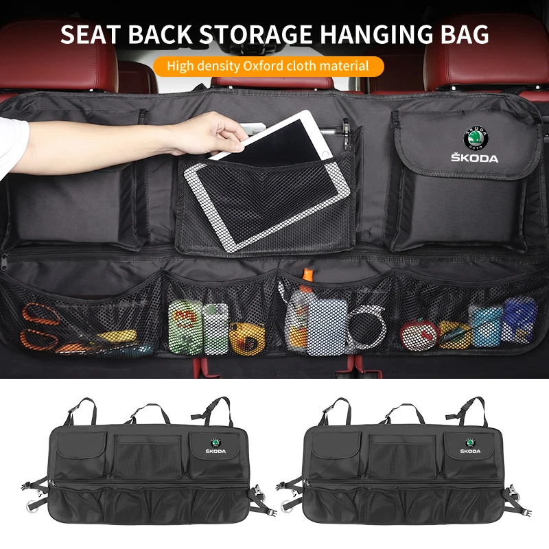 Car Trunk Storage Bag SeatBack Organizer Tools Pouch Accessories For Skoda VRS Octavia Kamiq Kodiaq Karoq RS Superb Fabia
Car Trunk Storage Bag SeatBack Organizer Tools Pouch Accessories For Skoda VRS Octavia Kamiq Kodiaq Karoq RS Superb Fabia