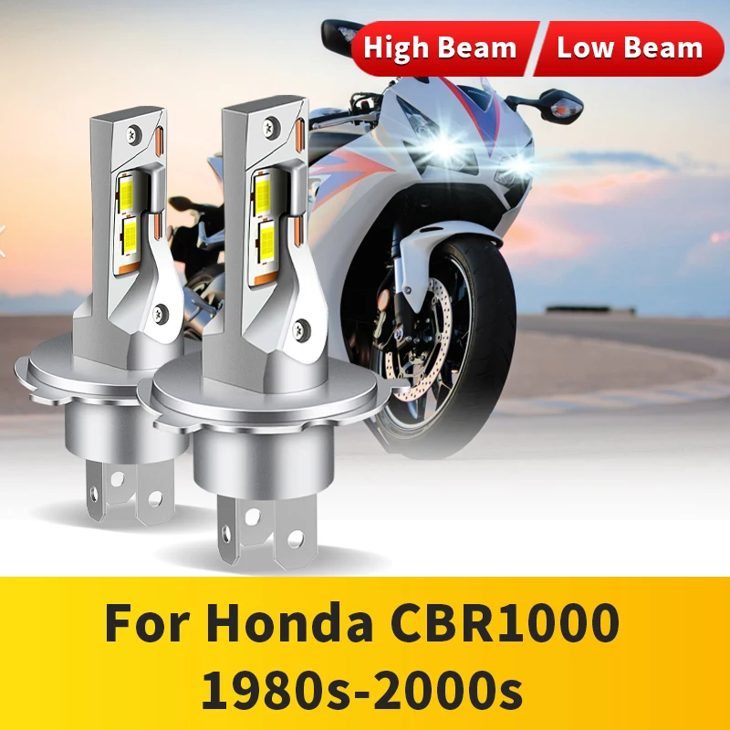 1PC/2PC For Honda CBR1000 1980s-2000s H4 HB2 9003 Super Bright Motorcycle LED Headlight Bulb 20000LM 24W High Power Spotlight
1PC/2PC For Honda CBR1000 1980s-2000s H4 HB2 9003 Super Bright Motorcycle LED Headlight Bulb 20000LM 24W High Power Spotlight