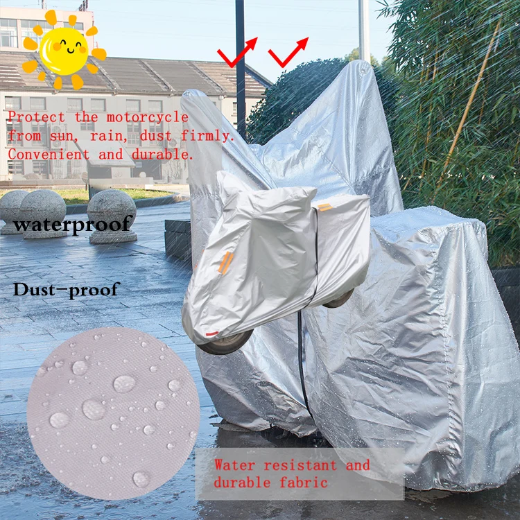 Outdoor Waterproof 300D Oxford Fabric with UV Protection Silver Coating Car and Motorcycle Covers
Outdoor Waterproof 300D Oxford Fabric with UV Protection Silver Coating Car and Motorcycle Covers