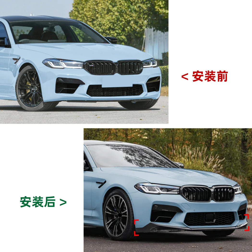 3-Piece Front Bumper Lip Splitter Spoiler For BMW M5 F90 LCI 2021-2024 Piano Black Carbon Fiber Small Body Kit Diffuser Mod
3-Piece Front Bumper Lip Splitter Spoiler For BMW M5 F90 LCI 2021-2024 Piano Black Carbon Fiber Small Body Kit Diffuser Mod
