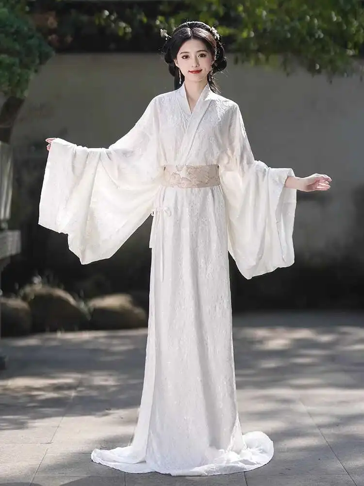 White Lace Warring States Robe 2025 New Style Super Immortal Ancient Costume Hanfu Women's Ancient Style Big Sleeved Shirt With
White Lace Warring States Robe 2025 New Style Super Immortal Ancient Costume Hanfu Women's Ancient Style Big Sleeved Shirt With