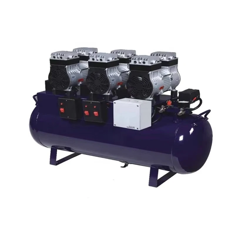 128L One-Drive-Six Silent Dental Oilless Air Compressor - 2250W
128L One-Drive-Six Silent Dental Oilless Air Compressor - 2250W
