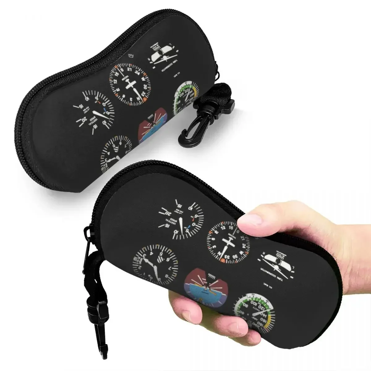 Cockpit Six Dials Flight Simulator Pilot Sunglasses Case Airplane Aircraft Shell Eyeglass Case Protective Box
Cockpit Six Dials Flight Simulator Pilot Sunglasses Case Airplane Aircraft Shell Eyeglass Case Protective Box