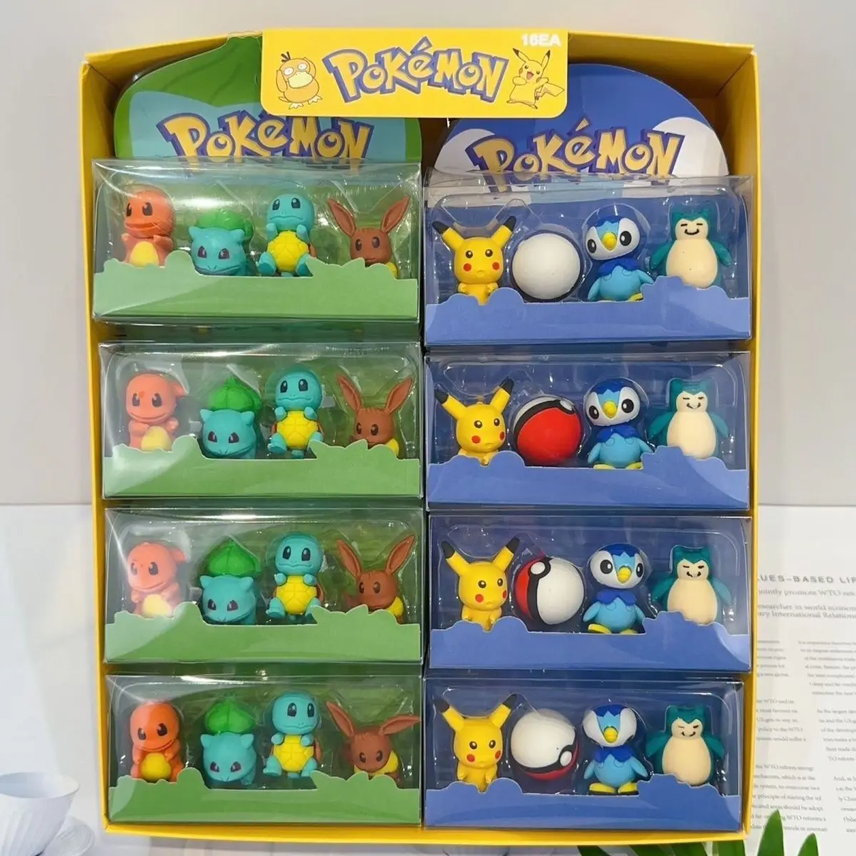 Pokémon figurine erasers, cute high-value erasers, small student assembly erasers, prize party gifts, collectible merchandise
Pokémon figurine erasers, cute high-value erasers, small student assembly erasers, prize party gifts, collectible merchandise