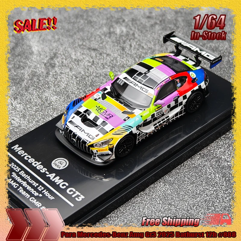 New Stock Para 1:64 Mercedes-Benz Amg Gt3 2025 Bathurst 12h #888 Alloy Miniature Die-Cast Car Model Custom Collectible Toys Gift
New Stock Para 1:64 Mercedes-Benz Amg Gt3 2025 Bathurst 12h #888 Alloy Miniature Die-Cast Car Model Custom Collectible Toys Gift