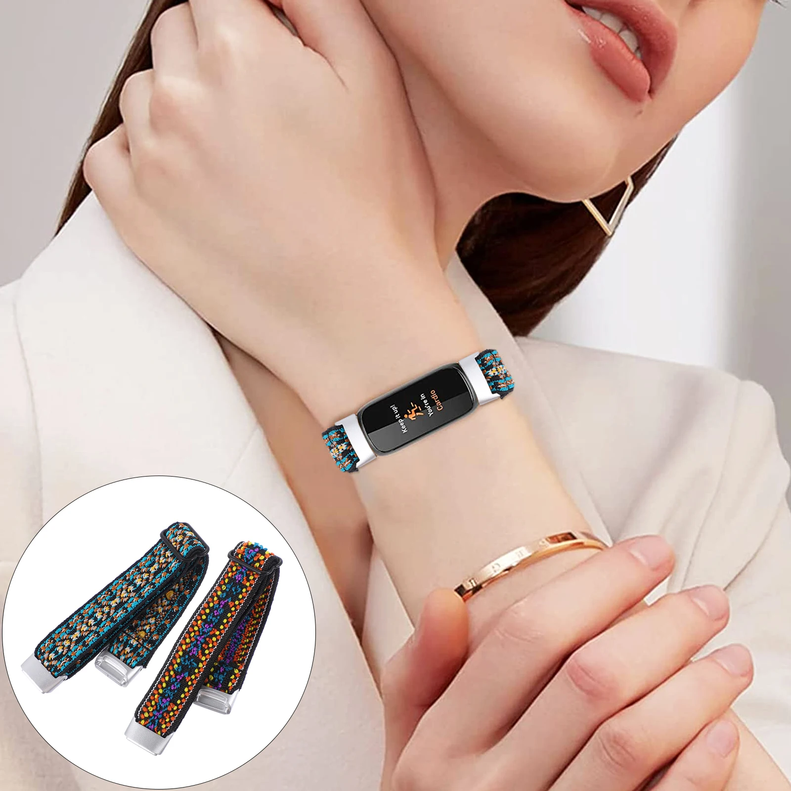 2 Pcs Nylon Strap Watch Band Replace Wristwatch Intelligent Elastic Plastic Replacement Accessory Flexible Belt
2 Pcs Nylon Strap Watch Band Replace Wristwatch Intelligent Elastic Plastic Replacement Accessory Flexible Belt