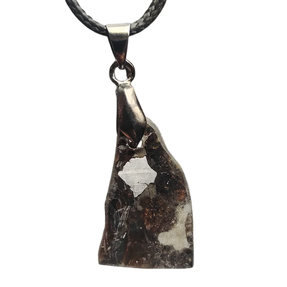 Brenham Olive Meteorite Pendant Olive Meteorite Slice Necklace Natural Meteorite Jewelry Gift
Brenham Olive Meteorite Pendant Olive Meteorite Slice Necklace Natural Meteorite Jewelry Gift