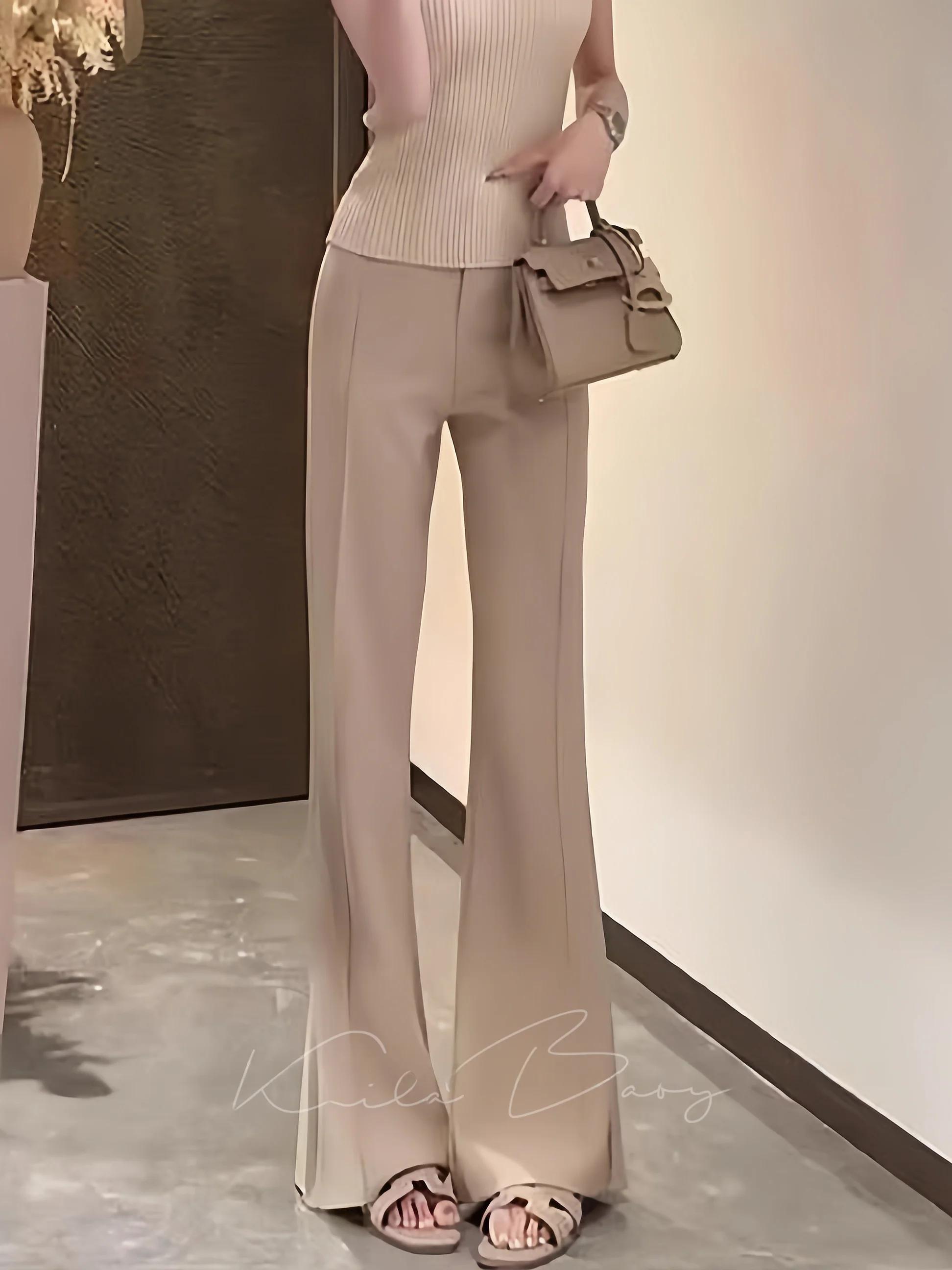 Spring Summer 2026 Slim Fit Bell Bottom Pants Casual Khaki Color Thin Long Trousers Fashionable High Waist Zipper Pocket
Spring Summer 2026 Slim Fit Bell Bottom Pants Casual Khaki Color Thin Long Trousers Fashionable High Waist Zipper Pocket