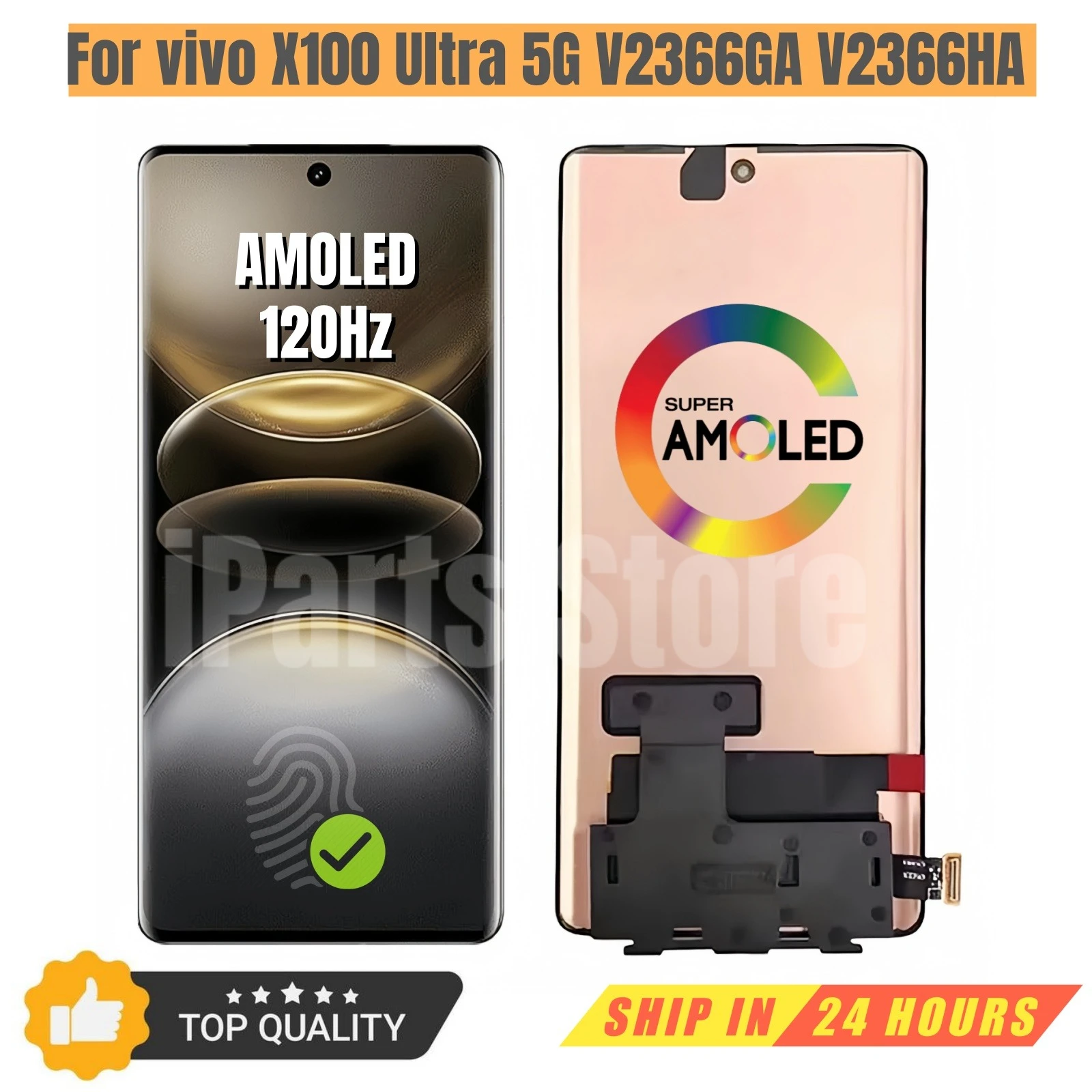 Замена iParts, новый дисплей для vivo X100 Ultra 5G V2366GA V2366HA, 120 Гц, AMOLED сенсорный экран, дигитайзер в сборе, класс A
Замена iParts, новый дисплей для vivo X100 Ultra 5G V2366GA V2366HA, 120 Гц, AMOLED сенсорный экран, дигитайзер в сборе, класс A