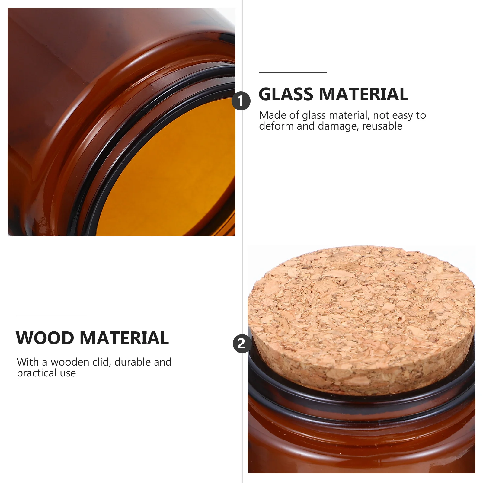 4Pcs Scented Jar Wooden Lid Glass Containers DIY Making Supplies Reusable Aromatherapy Cups Home Wedding Decor 
4Pcs Scented Jar Wooden Lid Glass Containers DIY Making Supplies Reusable Aromatherapy Cups Home Wedding Decor