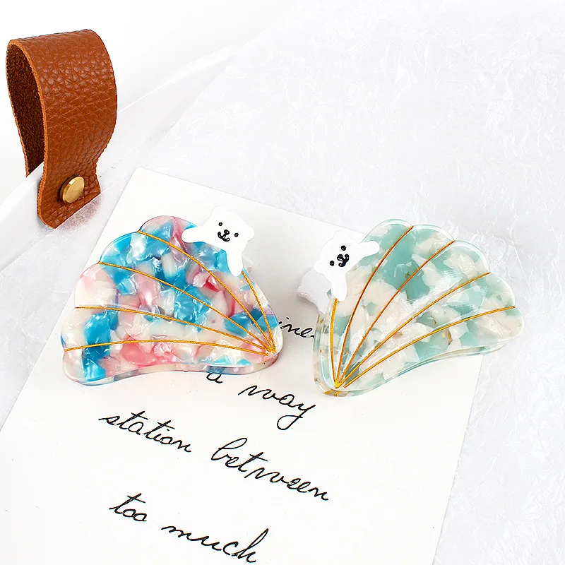 YHJ Little Bear Shell Hair Claw Japanese Cute Style Acetate Hair Claw Clips Alloy Catch Hair Accessories for Women Girls
YHJ Little Bear Shell Hair Claw Japanese Cute Style Acetate Hair Claw Clips Alloy Catch Hair Accessories for Women Girls