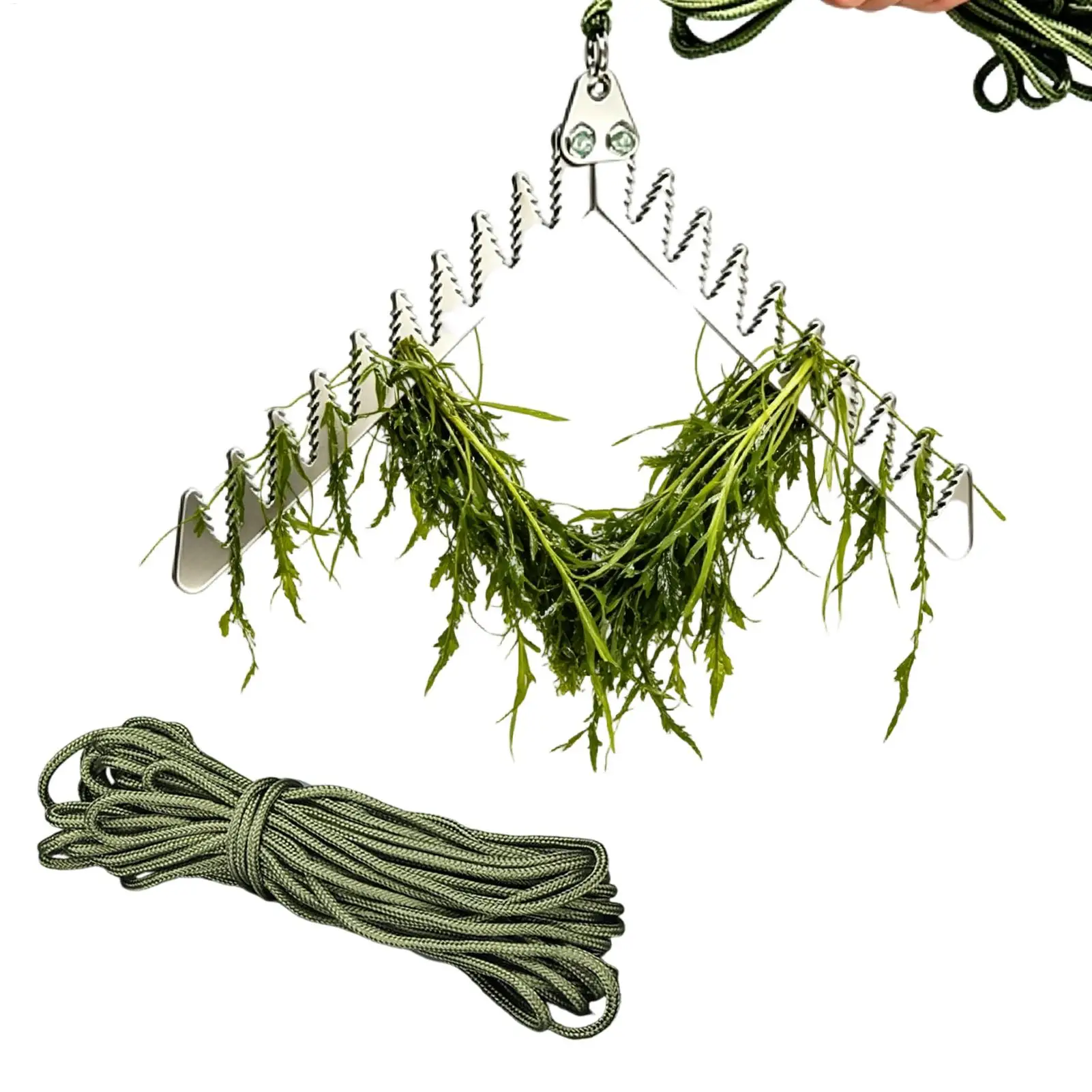 Pond Grass Cutter Foldable Serrated Grip Plant Catcher With 65.6ft Rope Pond Grass Rake For Underwater Dock Canal Shore Beach
Pond Grass Cutter Foldable Serrated Grip Plant Catcher With 65.6ft Rope Pond Grass Rake For Underwater Dock Canal Shore Beach
