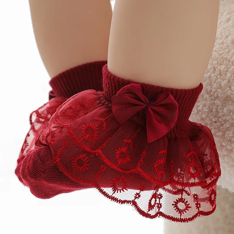 Newborn Baby Socks for Girls Cotton 2 Layer Lace Ruffle Infant Girls Sock Princess Bow Toddler Girls Socks Clothes Accesories
Newborn Baby Socks for Girls Cotton 2 Layer Lace Ruffle Infant Girls Sock Princess Bow Toddler Girls Socks Clothes Accesories