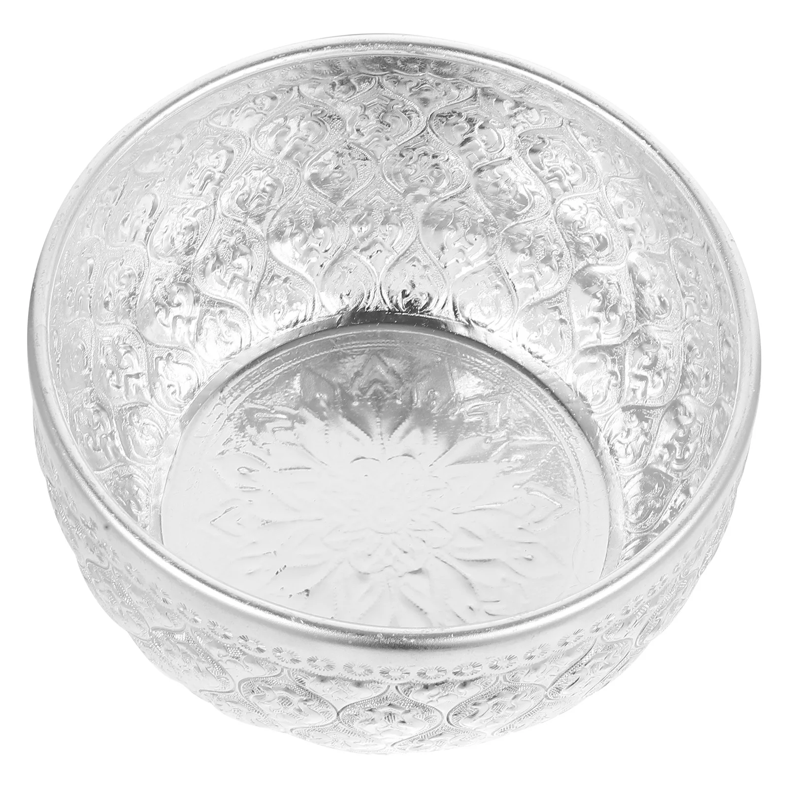 Tin Carved Bowl 14cm Diameter 8cm Height Round Metal Embossed Rust Resistant Food Serving Household Kitchenware Retro 
Tin Carved Bowl 14cm Diameter 8cm Height Round Metal Embossed Rust Resistant Food Serving Household Kitchenware Retro