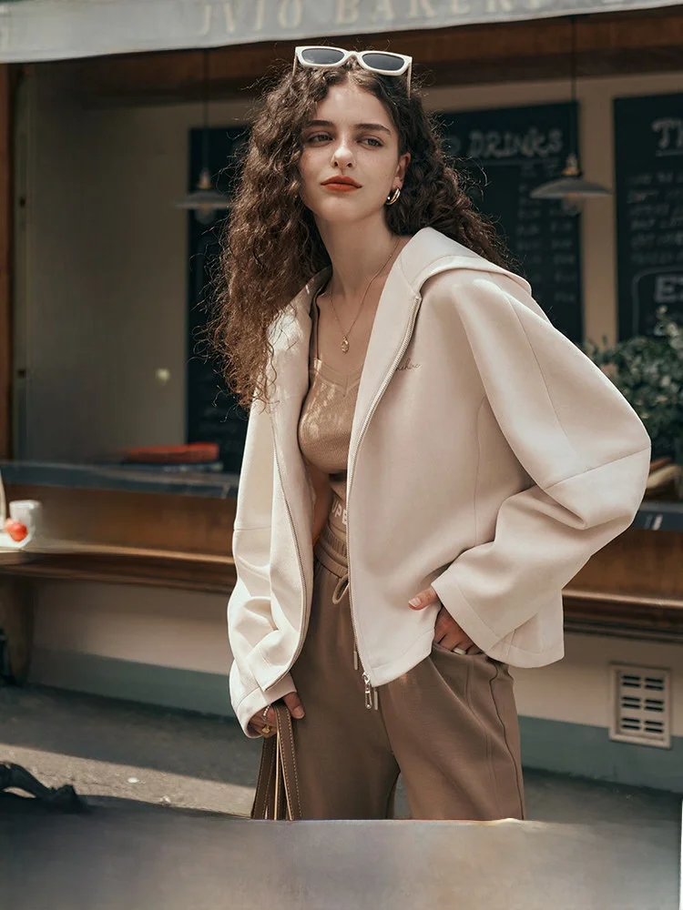 OuRui Women's ort Hooded Jaet Loose Casual Thin Zipper Sweatirt Autumn 2025 New Sle Commute Wind Resistant Warmth
OuRui Women's ort Hooded Jaet Loose Casual Thin Zipper Sweatirt Autumn 2025 New Sle Commute Wind Resistant Warmth