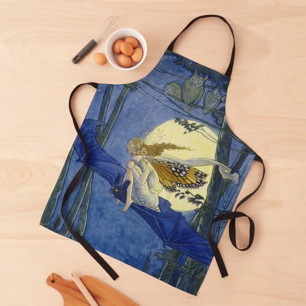 Fairy on a Bat's Back Louis Rhead Apron Kitchen Items work ladies kitchen utensil Waterproof women Apron
Fairy on a Bat's Back Louis Rhead Apron Kitchen Items work ladies kitchen utensil Waterproof women Apron