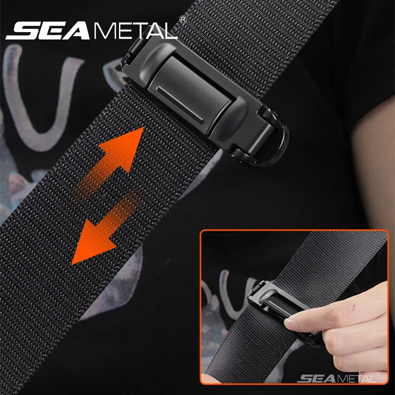 SEAMETAL Car Seat Belt Fastener Clip Flexible Adjustable Seat Belt Adjuster Universal Safty Belt Buckle
SEAMETAL Car Seat Belt Fastener Clip Flexible Adjustable Seat Belt Adjuster Universal Safty Belt Buckle