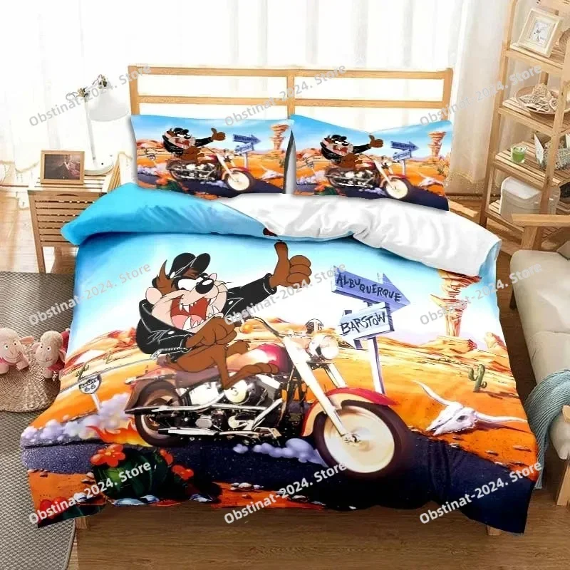 Cartoon Tasmanian Devil Bedding Set Duvet Cover Full Queen King Size Pillowcase Bed Print Bed Set Aldult Kid Bedroom Single Twin
Cartoon Tasmanian Devil Bedding Set Duvet Cover Full Queen King Size Pillowcase Bed Print Bed Set Aldult Kid Bedroom Single Twin