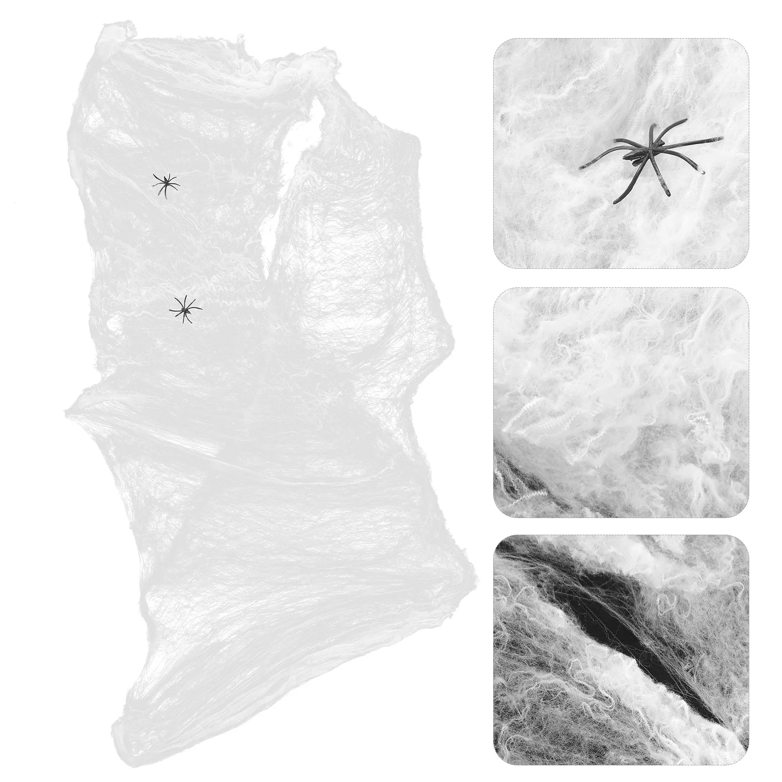 1 Set Soft Spider Web With Spiders Halloween Decoration Large Lightweight Cotton Material For Party Roof Yard Garden Indoor 
1 Set Soft Spider Web With Spiders Halloween Decoration Large Lightweight Cotton Material For Party Roof Yard Garden Indoor