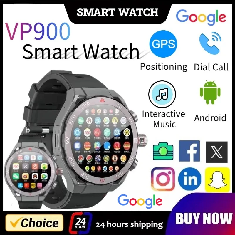 NewVP900 5G Full Network Smartwatch 3GB 32GB Large Capacity SIM Card Video Chat Payment Facial Recognition WeChat GPS Waterproof
NewVP900 5G Full Network Smartwatch 3GB 32GB Large Capacity SIM Card Video Chat Payment Facial Recognition WeChat GPS Waterproof
