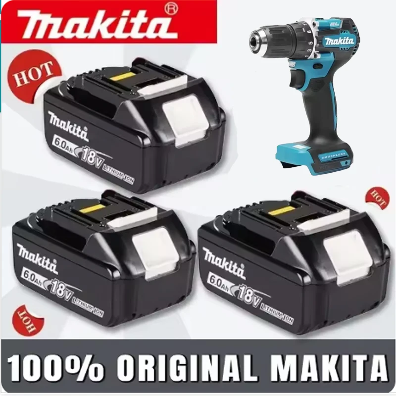 100% Genuine 18V Makita 5Ah 6Ah 9Ah Makita Battery BL1840 BL1830B BL1850B BL1850 BL1860 BL1815 Replacement Lithium Battery
100% Genuine 18V Makita 5Ah 6Ah 9Ah Makita Battery BL1840 BL1830B BL1850B BL1850 BL1860 BL1815 Replacement Lithium Battery
