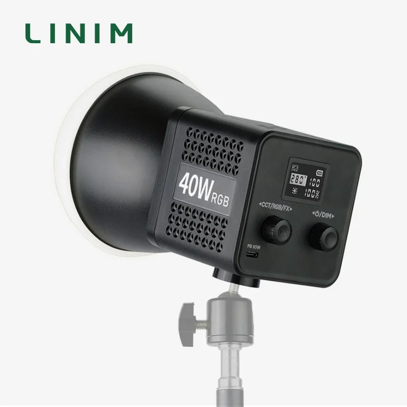 P40 40W RGB COB Video Light 3400mAh 2500K-6500K for Live Streaming Home Studio Commercial Camera Photography Lamp
P40 40W RGB COB Video Light 3400mAh 2500K-6500K for Live Streaming Home Studio Commercial Camera Photography Lamp