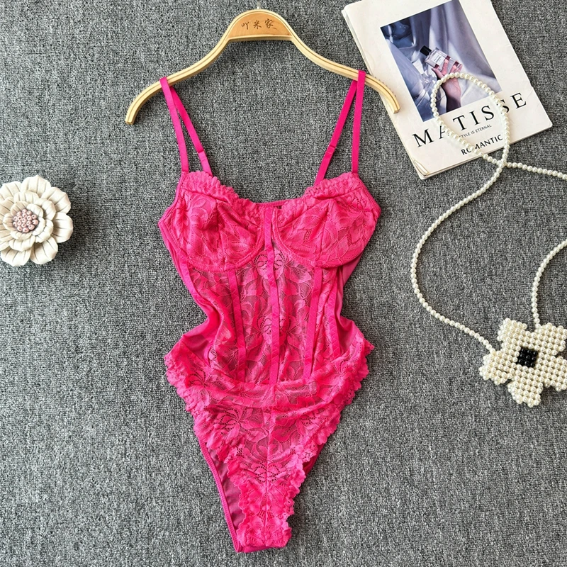 Women Sexy Bodysuit Chic cut out lace slip sweet Jumpsuits Summer Beach Vacation Slim Rompers Clothing
Women Sexy Bodysuit Chic cut out lace slip sweet Jumpsuits Summer Beach Vacation Slim Rompers Clothing