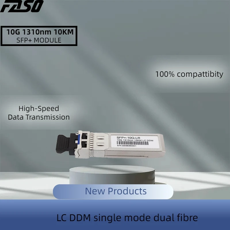 10G LC SFP connector 10KM 1310nm Single mode Double fiber Optical module Compatible with Cisco/Mikrotik Ethernet Switch
10G LC SFP connector 10KM 1310nm Single mode Double fiber Optical module Compatible with Cisco/Mikrotik Ethernet Switch