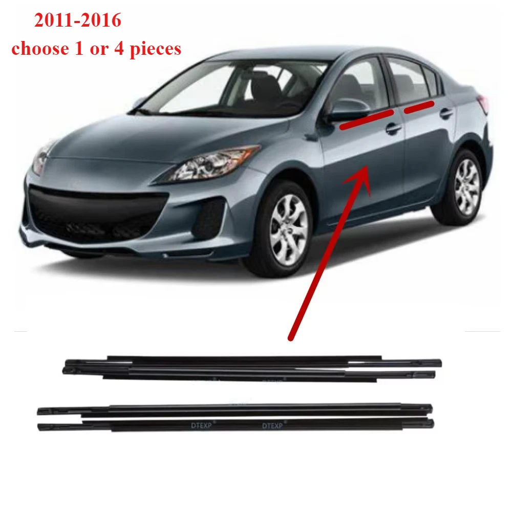 1 or 4 Pieces Saloon Outside Windows Rubber for Mazda3 2011-2016 Glass Protector Black Rubber Strip for Mazda 3
1 or 4 Pieces Saloon Outside Windows Rubber for Mazda3 2011-2016 Glass Protector Black Rubber Strip for Mazda 3
