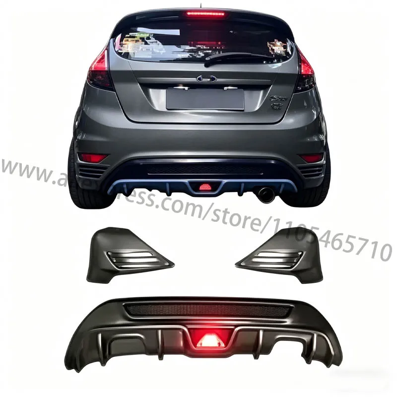 For 2009-2016 Ford Fiesta, Rear Spoiler Diffuser With Lamp, Rear Bumper Body Kit
For 2009-2016 Ford Fiesta, Rear Spoiler Diffuser With Lamp, Rear Bumper Body Kit