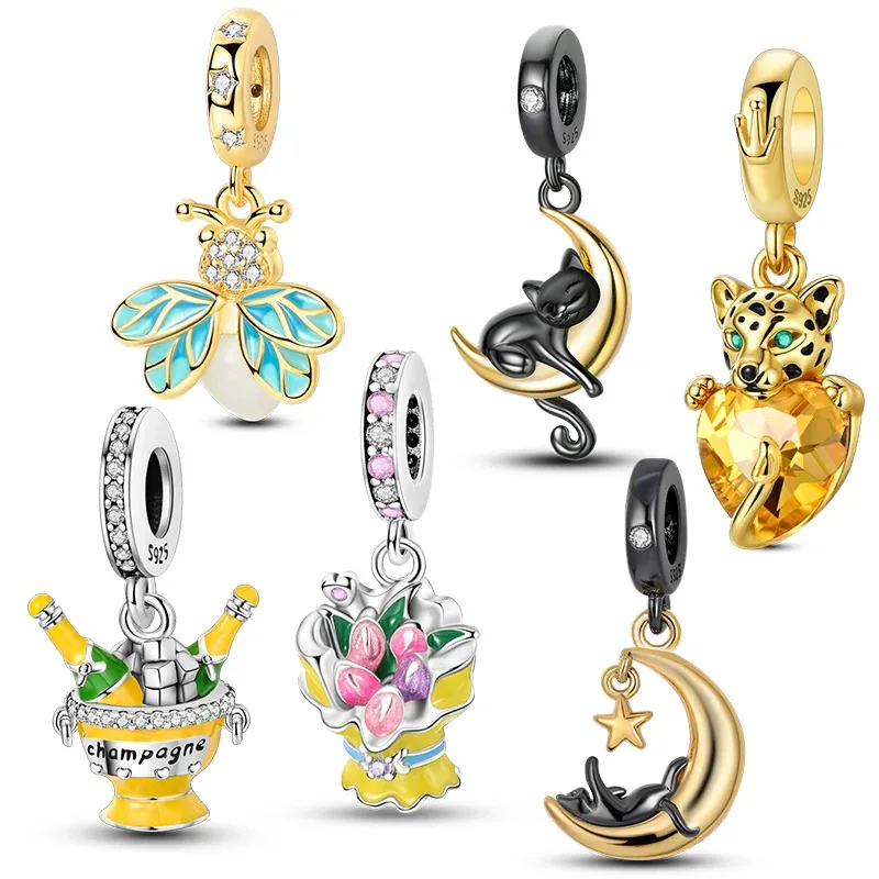 Silver Plated Golden Charms Leopard Firefly Monkey Beads Dangle Fit Bangle Pendant Bracelet Jewelry
Silver Plated Golden Charms Leopard Firefly Monkey Beads Dangle Fit Bangle Pendant Bracelet Jewelry