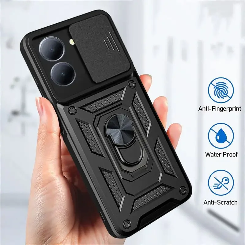 Slide Window Case For VIVO Y03 4G Magnetic Ring Armor Hard Silicone Cover For VIVO Y02 Y02A Anti-Strop Shell
Slide Window Case For VIVO Y03 4G Magnetic Ring Armor Hard Silicone Cover For VIVO Y02 Y02A Anti-Strop Shell