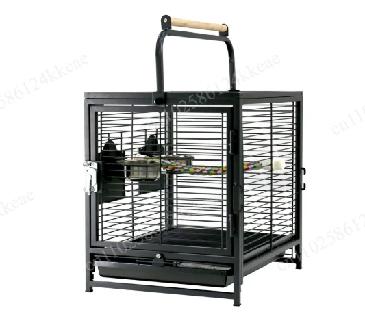 Travel Carrier Bird Cage Aviary for Bird Outside Iron Bird Cage Peony Tiger Pearl Parrot Carrying Cage 47.6 x 37.5 x 45.7 cm
Travel Carrier Bird Cage Aviary for Bird Outside Iron Bird Cage Peony Tiger Pearl Parrot Carrying Cage 47.6 x 37.5 x 45.7 cm