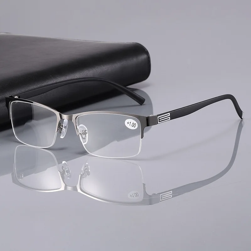 Metal Anti-blue Light Reading Glasses Farsighted Eyeglasses Men Business Eyewear Diopter 0 +1.0 +1.5 +2.0 +2.5 +3.0 +3.5 +4.0
Metal Anti-blue Light Reading Glasses Farsighted Eyeglasses Men Business Eyewear Diopter 0 +1.0 +1.5 +2.0 +2.5 +3.0 +3.5 +4.0